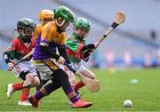14 April 2019; Action from The Rower Inistioge, Co Kilkenny, against Faythe Harriers, Co Wexford, during the Littlewoods Ireland Go Games Provincial Days in Croke Park. This year over 6,000 boys and girls aged between six and twelve represented their clubs in a series of mini blitzes and just like their heroes got to play in Croke Park. Photo by Piaras Ó Mídheach/Sportsfile