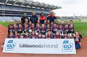 14 April 2019; The Clontarf, Co Dublin, team at the Littlewoods Ireland Go Games Provincial Days in Croke Park. This year over 6,000 boys and girls aged between six and twelve represented their clubs in a series of mini blitzes and just like their heroes got to play in Croke Park. Photo by Piaras Ó Mídheach/Sportsfile