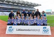 14 April 2019; The Beann Eadair, Howth, Co Dublin, team at the Littlewoods Ireland Go Games Provincial Days in Croke Park. This year over 6,000 boys and girls aged between six and twelve represented their clubs in a series of mini blitzes and just like their heroes got to play in Croke Park. Photo by Piaras Ó Mídheach/Sportsfile