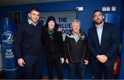 13 April 2019; Leinster players Ross Molony and Jack Conan with guests in the Blue Room prior to the Guinness PRO14 Round 20 match between Leinster and Glasgow Warriors at the RDS Arena in Dublin. Photo by Stephen McCarthy/Sportsfile