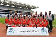 14 April 2019; The Fingallians, Co Dublin, team at the Littlewoods Ireland Go Games Provincial Days in Croke Park. This year over 6,000 boys and girls aged between six and twelve represented their clubs in a series of mini blitzes and just like their heroes got to play in Croke Park. Photo by Piaras Ó Mídheach/Sportsfile