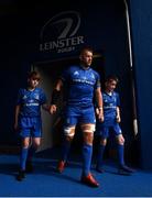 13 April 2019; Mascots at the Guinness PRO14 Round 20 match between Leinster and Glasgow Warriors at the RDS Arena in Dublin. Photo by Stephen McCarthy/Sportsfile