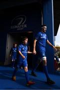 13 April 2019; Mascots at the Guinness PRO14 Round 20 match between Leinster and Glasgow Warriors at the RDS Arena in Dublin. Photo by Stephen McCarthy/Sportsfile
