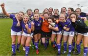 14 April 2019; Wexford WSSL players celebrate after the FAI Women’s U19 Interleague Cup Final match between Metropolitan GL and Wexford WSSL at Bridgewater Park, Co. Wicklow. Photo by Matt Browne/Sportsfile