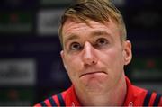 15 April 2019; Rory Scannell during a Munster Rugby Press Conference at University of Limerick in Limerick. Photo by Brendan Moran/Sportsfile