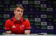15 April 2019; Rory Scannell during a Munster Rugby Press Conference at University of Limerick in Limerick. Photo by Brendan Moran/Sportsfile