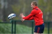 15 April 2019; Keith Earls during Munster Rugby Squad Training at University of Limerick in Limerick. Photo by Brendan Moran/Sportsfile
