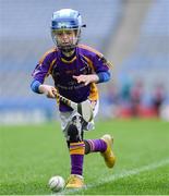 14 April 2019; Action from Kilmacud Crokes, Co Dublin, against Clontarf, Co Dublin, during the Littlewoods Ireland Go Games Provincial Days in Croke Park. This year over 6,000 boys and girls aged between six and twelve represented their clubs in a series of mini blitzes and just like their heroes got to play in Croke Park. Photo by Piaras Ó Mídheach/Sportsfile
