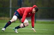 15 April 2019; Jack O'Donoghue during Munster Rugby Squad Training at University of Limerick in Limerick. Photo by Brendan Moran/Sportsfile
