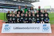 14 April 2019; The Balyna, Co Kildare, team at the Littlewoods Ireland Go Games Provincial Days in Croke Park. This year over 6,000 boys and girls aged between six and twelve represented their clubs in a series of mini blitzes and just like their heroes got to play in Croke Park. Photo by Piaras Ó Mídheach/Sportsfile