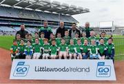 14 April 2019; The Geraldines, Co Louth, team at the Littlewoods Ireland Go Games Provincial Days in Croke Park. This year over 6,000 boys and girls aged between six and twelve represented their clubs in a series of mini blitzes and just like their heroes got to play in Croke Park. Photo by Piaras Ó Mídheach/Sportsfile