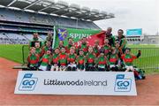 14 April 2019; The Spink, Co Laois, team at the Littlewoods Ireland Go Games Provincial Days in Croke Park. This year over 6,000 boys and girls aged between six and twelve represented their clubs in a series of mini blitzes and just like their heroes got to play in Croke Park. Photo by Piaras Ó Mídheach/Sportsfile