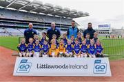 14 April 2019; The Shannonbridge, Co Offaly, team at the Littlewoods Ireland Go Games Provincial Days in Croke Park. This year over 6,000 boys and girls aged between six and twelve represented their clubs in a series of mini blitzes and just like their heroes got to play in Croke Park. Photo by Piaras Ó Mídheach/Sportsfile