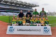 14 April 2019; The Kilcormac Killoughey, Co Offaly, team at the Littlewoods Ireland Go Games Provincial Days in Croke Park. This year over 6,000 boys and girls aged between six and twelve represented their clubs in a series of mini blitzes and just like their heroes got to play in Croke Park. Photo by Piaras Ó Mídheach/Sportsfile