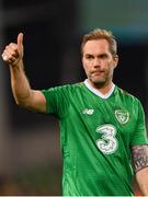 12 April 2019; Jason McAteer of Republic of Ireland XI following the Sean Cox Fundraiser match between the Republic of Ireland XI and Liverpool FC Legends at the Aviva Stadium in Dublin. Photo by Sam Barnes/Sportsfile