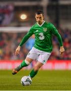 12 April 2019; Keith Fahey of Republic of Ireland XI during the Sean Cox Fundraiser match between the Republic of Ireland XI and Liverpool FC Legends at the Aviva Stadium in Dublin. Photo by Sam Barnes/Sportsfile