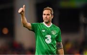 12 April 2019; Jason McAteer of Republic of Ireland XI following the Sean Cox Fundraiser match between the Republic of Ireland XI and Liverpool FC Legends at the Aviva Stadium in Dublin. Photo by Sam Barnes/Sportsfile