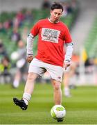 12 April 2019; Robbie Fowler of Liverpool FC Legends ahead of the Sean Cox Fundraiser match between the Republic of Ireland XI and Liverpool FC Legends at the Aviva Stadium in Dublin. Photo by Sam Barnes/Sportsfile