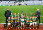 15 April 2019; The Gaultier team from Co. Waterford during the LGFA U10 Go Games Activity Day at Croke Park in Dublin. Photo by Harry Murphy/Sportsfile