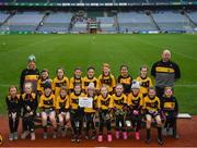 15 April 2019; The Loch Mhic Ruairi Naomh Theresa team from Co. Tyrone during the LGFA U10 Go Games Activity Day at Croke Park in Dublin. Photo by Harry Murphy/Sportsfile