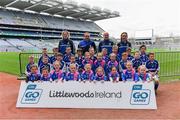 14 April 2019; The Kildalkey, Co Meath, team at the Littlewoods Ireland Go Games Provincial Days in Croke Park. This year over 6,000 boys and girls aged between six and twelve represented their clubs in a series of mini blitzes and just like their heroes got to play in Croke Park. Photo by Piaras Ó Mídheach/Sportsfile