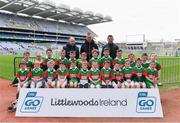 14 April 2019; The Birr, Co Offaly, team at the Littlewoods Ireland Go Games Provincial Days in Croke Park. This year over 6,000 boys and girls aged between six and twelve represented their clubs in a series of mini blitzes and just like their heroes got to play in Croke Park. Photo by Piaras Ó Mídheach/Sportsfile