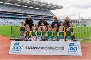 14 April 2019; The Laragh, Co Wicklow, team at the Littlewoods Ireland Go Games Provincial Days in Croke Park. This year over 6,000 boys and girls aged between six and twelve represented their clubs in a series of mini blitzes and just like their heroes got to play in Croke Park. Photo by Piaras Ó Mídheach/Sportsfile