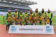 14 April 2019; The Stabannon Parnells, Co Louth, team at the Littlewoods Ireland Go Games Provincial Days in Croke Park. This year over 6,000 boys and girls aged between six and twelve represented their clubs in a series of mini blitzes and just like their heroes got to play in Croke Park. Photo by Piaras Ó Mídheach/Sportsfile