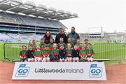 14 April 2019; The Seán McDermotts, Co Louth, team at the Littlewoods Ireland Go Games Provincial Days in Croke Park. This year over 6,000 boys and girls aged between six and twelve represented their clubs in a series of mini blitzes and just like their heroes got to play in Croke Park. Photo by Piaras Ó Mídheach/Sportsfile