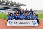 14 April 2019; The Athgarvan, Co Kildare, team at the Littlewoods Ireland Go Games Provincial Days in Croke Park. This year over 6,000 boys and girls aged between six and twelve represented their clubs in a series of mini blitzes and just like their heroes got to play in Croke Park. Photo by Piaras Ó Mídheach/Sportsfile