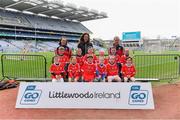 14 April 2019; The Coill Dubh, Co Kildare, team at the Littlewoods Ireland Go Games Provincial Days in Croke Park. This year over 6,000 boys and girls aged between six and twelve represented their clubs in a series of mini blitzes and just like their heroes got to play in Croke Park. Photo by Piaras Ó Mídheach/Sportsfile