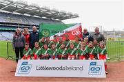 14 April 2019; The Borris in Ossory Kilcotton, Co Laois, team at the Littlewoods Ireland Go Games Provincial Days in Croke Park. This year over 6,000 boys and girls aged between six and twelve represented their clubs in a series of mini blitzes and just like their heroes got to play in Croke Park. Photo by Piaras Ó Mídheach/Sportsfile