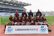 14 April 2019; The Kiltale, Co Meath, team at the Littlewoods Ireland Go Games Provincial Days in Croke Park. This year over 6,000 boys and girls aged between six and twelve represented their clubs in a series of mini blitzes and just like their heroes got to play in Croke Park. Photo by Piaras Ó Mídheach/Sportsfile