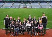 15 April 2019; The Lavey team, Co. Cavan, during the LGFA U10 Go Games Activity Day at Croke Park in Dublin. Photo by Harry Murphy/Sportsfile