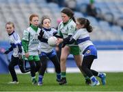 15 April 2019; Action during the match between  Baltinglass, Co. Wicklow, and Dromintee St Patricks, Co. Armagh, during the LGFA U10 Go Games Activity Day at Croke Park in Dublin. Photo by Harry Murphy/Sportsfile