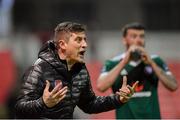 15 April 2019; Derry City manager Declan Devine during the SSE Airtricity League Premier Division match between St Patrick's Athletic and Derry City at Richmond Park in Dublin. Photo by Seb Daly/Sportsfile