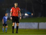 15 April 2019; Referee Ben Connolly during the SSE Airtricity League Premier Division match between UCD and Cork City at Belfield Bowl in Dublin. Photo by Eóin Noonan/Sportsfile