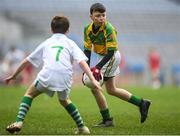 16 April 2019; Action during the game between Burrishoole, Mayo and Menlough, Galway at the Littlewoods Ireland Go Games Provincial Days in Croke Park. This year over 6,000 boys and girls aged between six and twelve represented their clubs in a series of mini blitzes and – just like their heroes – got to play in Croke Park, Dublin.  Photo by Eóin Noonan/Sportsfile