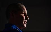 16 April 2019; Senior coach Stuart Lancaster during a Leinster Rugby press conference at Leinster Rugby Headquarters in UCD, Dublin. Photo by David Fitzgerald/Sportsfile