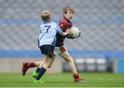 16 April 2019; Action from the game between Ballinrobe, Mayo and St. Brendans Ballygar, Galway at the Littlewoods Ireland Go Games Provincial Days in Croke Park. This year over 6,000 boys and girls aged between six and twelve represented their clubs in a series of mini blitzes and – just like their heroes – got to play in Croke Park, Dublin.  Photo by Eóin Noonan/Sportsfile