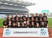16 April 2019; Lahardane McHales, Mayo, at the Littlewoods Ireland Go Games Provincial Days in Croke Park. This year over 6,000 boys and girls aged between six and twelve represented their clubs in a series of mini blitzes and – just like their heroes – got to play in Croke Park, Dublin.  Photo by Eóin Noonan/Sportsfile