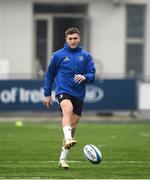 16 April 2019; Jordan Larmour during Leinster squad training at Energia Park in Donnybrook, Co Dublin. Photo by David Fitzgerald/Sportsfile