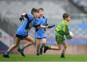 16 April 2019; Action from the game between Shannon Gaels, Roscommon and Salthill/ Knocknacarra, Galway at the Littlewoods Ireland Go Games Provincial Days in Croke Park. This year over 6,000 boys and girls aged between six and twelve represented their clubs in a series of mini blitzes and – just like their heroes – got to play in Croke Park, Dublin.  Photo by Eóin Noonan/Sportsfile