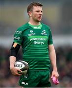 13 April 2019; Jack Carty of Connacht prepares to take a kick during the Guinness PRO14 Round 20 match between Connacht and Cardiff Blues at The Sportsground in Galway. Photo by Piaras Ó Mídheach/Sportsfile
