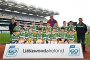17 April 2019; Oran GAA, Co. Roscommon, during the Littlewoods Ireland Go Games Provincial Days in Croke Park. This year over 6,000 boys and girls aged between six and twelve represented their clubs in a series of mini blitzes and – just like their heroes – got to play in Croke Park, Dublin. Photo by Seb Daly/Sportsfile