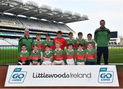 17 April 2019; Kilconly GAA, Co. Galway, during the Littlewoods Ireland Go Games Provincial Days in Croke Park. This year over 6,000 boys and girls aged between six and twelve represented their clubs in a series of mini blitzes and – just like their heroes – got to play in Croke Park, Dublin. Photo by Seb Daly/Sportsfile