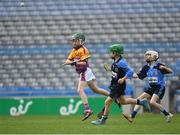 17 April 2019; Action from the game between Oranmore-Maree GAA, Co. Galway, and Kinvara GAA, Co. Galway, during the Littlewoods Ireland Go Games Provincial Days in Croke Park. This year over 6,000 boys and girls aged between six and twelve represented their clubs in a series of mini blitzes and – just like their heroes – got to play in Croke Park, Dublin. Photo by Seb Daly/Sportsfile