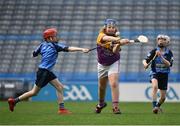 17 April 2019; Action from the game between Oranmore-Maree GAA, Co. Galway, and Kinvara GAA, Co. Galway, during the Littlewoods Ireland Go Games Provincial Days in Croke Park. This year over 6,000 boys and girls aged between six and twelve represented their clubs in a series of mini blitzes and – just like their heroes – got to play in Croke Park, Dublin. Photo by Seb Daly/Sportsfile