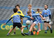 17 April 2019; Action from the game between Cortoon Shamrock GAA, Co. Galway, and St Ciaran's GAA, Co. Roscommon, during the Littlewoods Ireland Go Games Provincial Days in Croke Park. This year over 6,000 boys and girls aged between six and twelve represented their clubs in a series of mini blitzes and – just like their heroes – got to play in Croke Park, Dublin. Photo by Seb Daly/Sportsfile