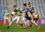 17 April 2019; Action from the game between Oran GAA, Co. Roscommon, and Eastern Gaels GAA Co. Mayo, during the Littlewoods Ireland Go Games Provincial Days in Croke Park. This year over 6,000 boys and girls aged between six and twelve represented their clubs in a series of mini blitzes and – just like their heroes – got to play in Croke Park, Dublin. Photo by Seb Daly/Sportsfile